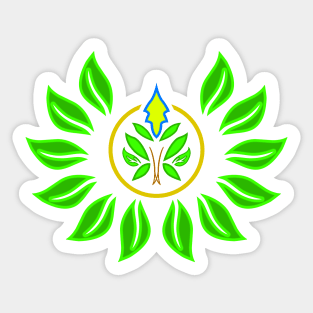 Face Mask Flower 36 Sticker